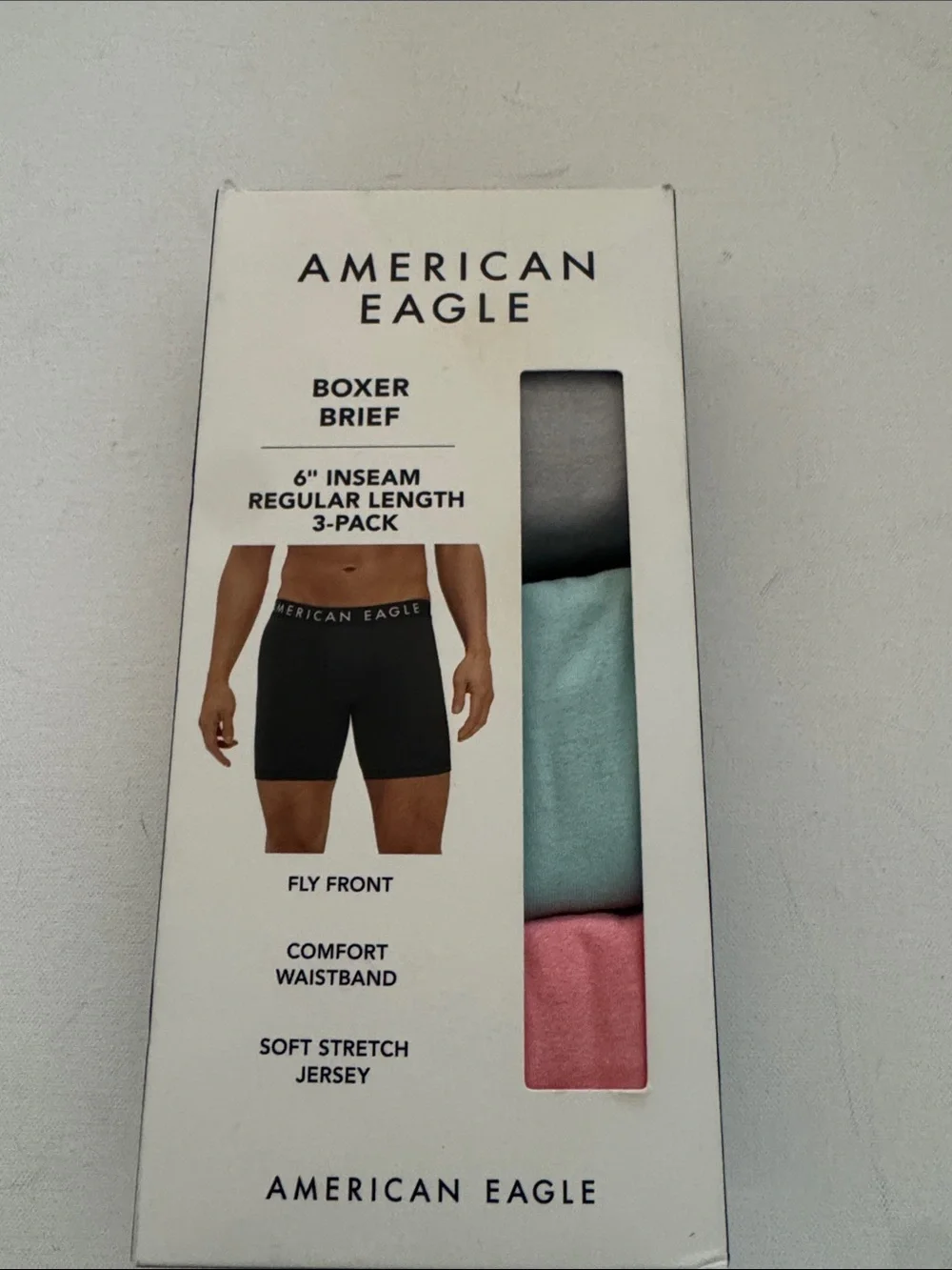 American Eagle Boxer Briefs Mens XS 3 Pack